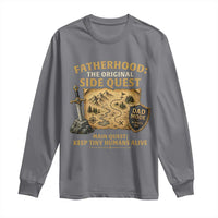 RPG Dad Long Sleeve Shirt Fatherhood The Original Side Quest Dad Mode D20 Tabletop Games