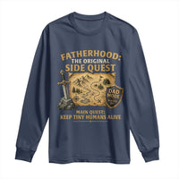 RPG Dad Long Sleeve Shirt Fatherhood The Original Side Quest Dad Mode D20 Tabletop Games