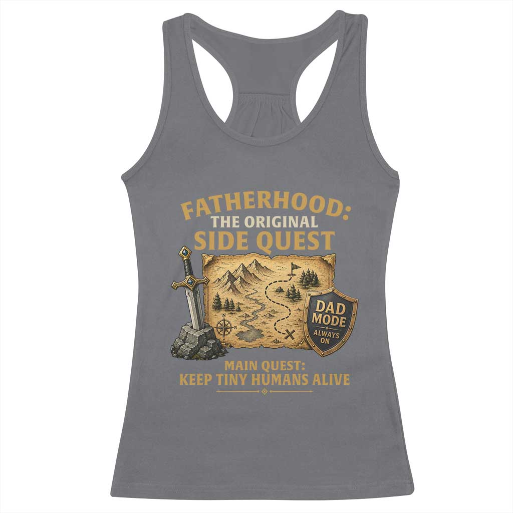 RPG Dad Racerback Tank Top Fatherhood The Original Side Quest Dad Mode D20 Tabletop Games