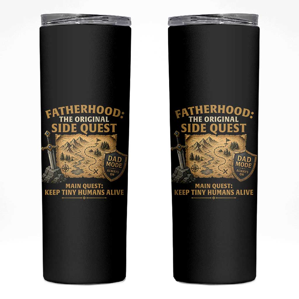 RPG Dad Skinny Tumbler Fatherhood The Original Side Quest Dad Mode D20 Tabletop Games