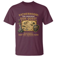 RPG Dad T Shirt Fatherhood The Original Side Quest Dad Mode D20 Tabletop Games