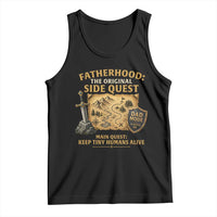 RPG Dad Tank Top Fatherhood The Original Side Quest Dad Mode D20 Tabletop Games