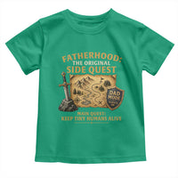RPG Dad Toddler T Shirt Fatherhood The Original Side Quest Dad Mode D20 Tabletop Games