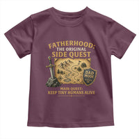 RPG Dad Toddler T Shirt Fatherhood The Original Side Quest Dad Mode D20 Tabletop Games
