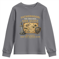 RPG Dad Youth Sweatshirt Fatherhood The Original Side Quest Dad Mode D20 Tabletop Games