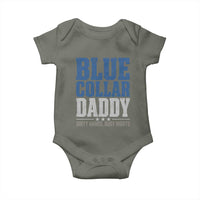 Blue Collar Daddy Dirty Hands Busy Nights Baby Onesie Funny Father's Day Gifts