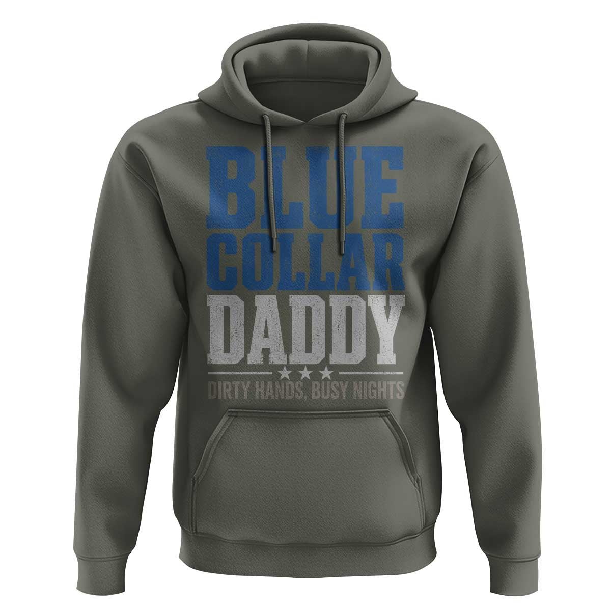 Blue Collar Daddy Dirty Hands Busy Nights Hoodie Funny Father's Day Gifts