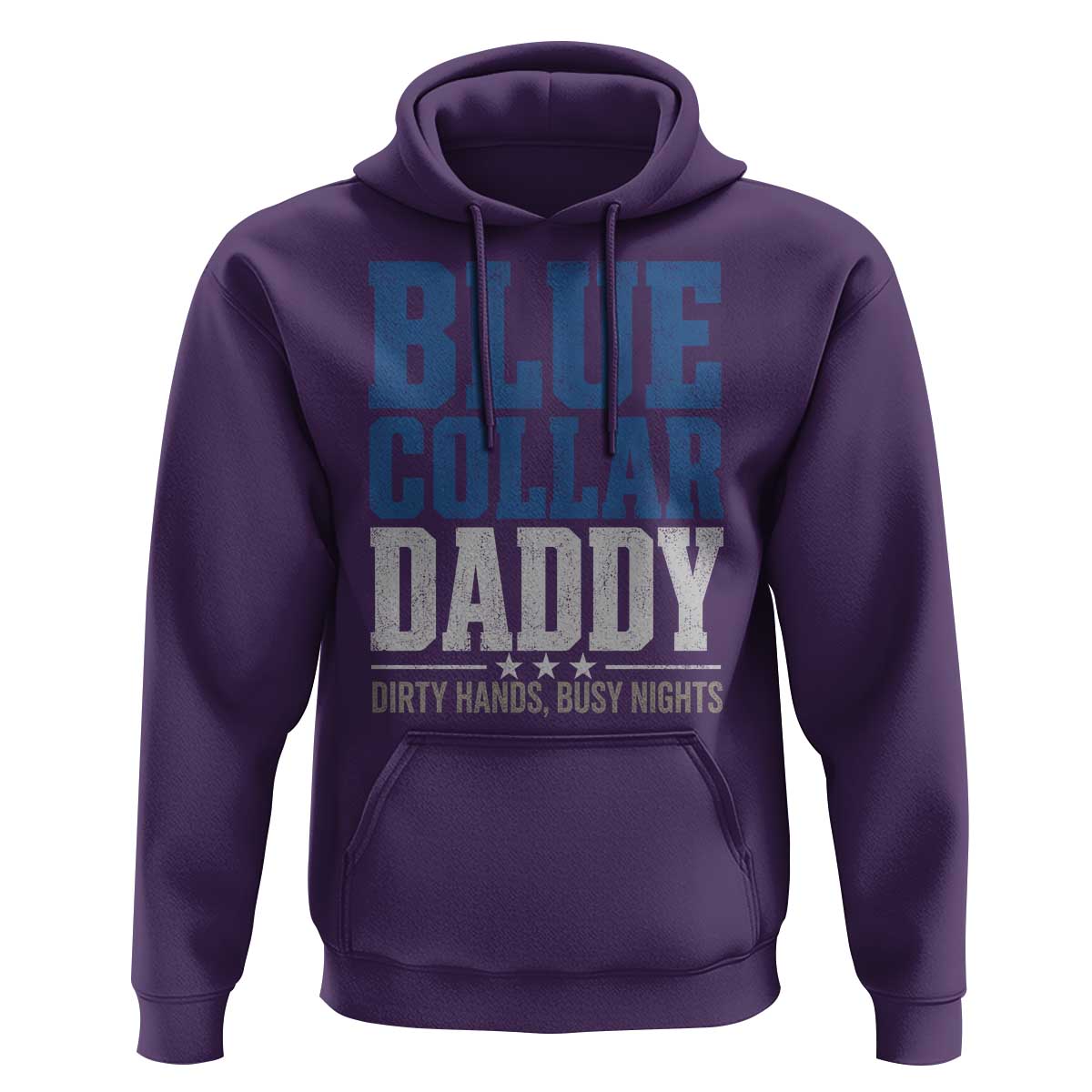 Blue Collar Daddy Dirty Hands Busy Nights Hoodie Funny Father's Day Gifts