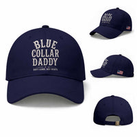 Blue Collar Daddy Dirty Hands Busy Nights Baseball Cap Mechanic Dad Father's Day Gifts