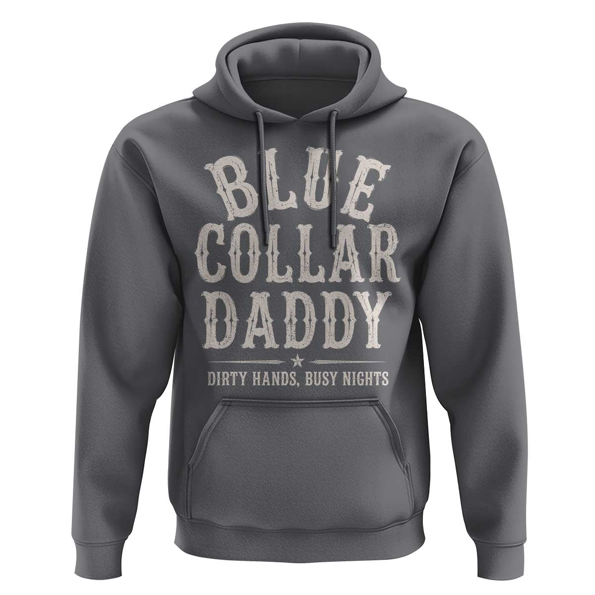 Blue Collar Daddy Dirty Hands Busy Nights Hoodie Mechanic Dad Father's Day Gifts