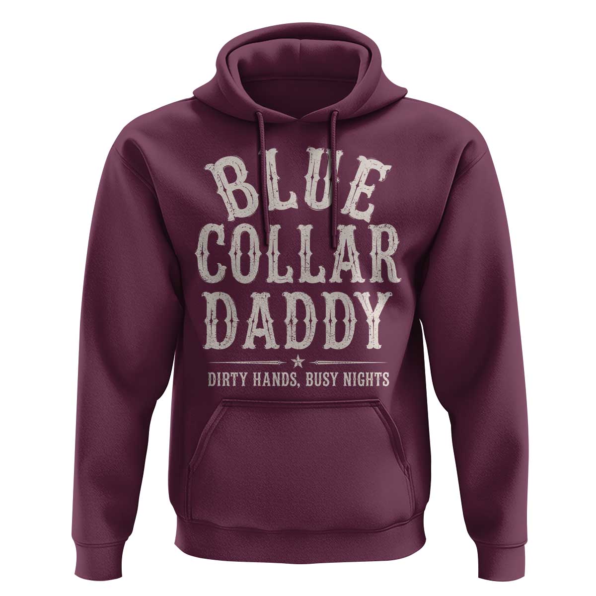 Blue Collar Daddy Dirty Hands Busy Nights Hoodie Mechanic Dad Father's Day Gifts