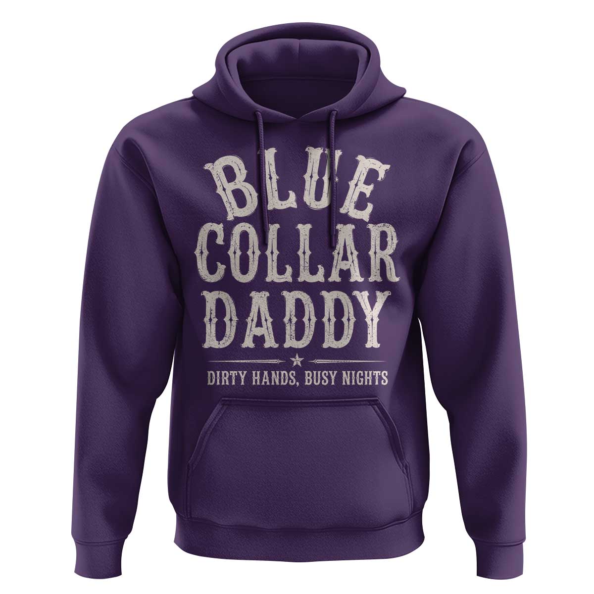 Blue Collar Daddy Dirty Hands Busy Nights Hoodie Mechanic Dad Father's Day Gifts