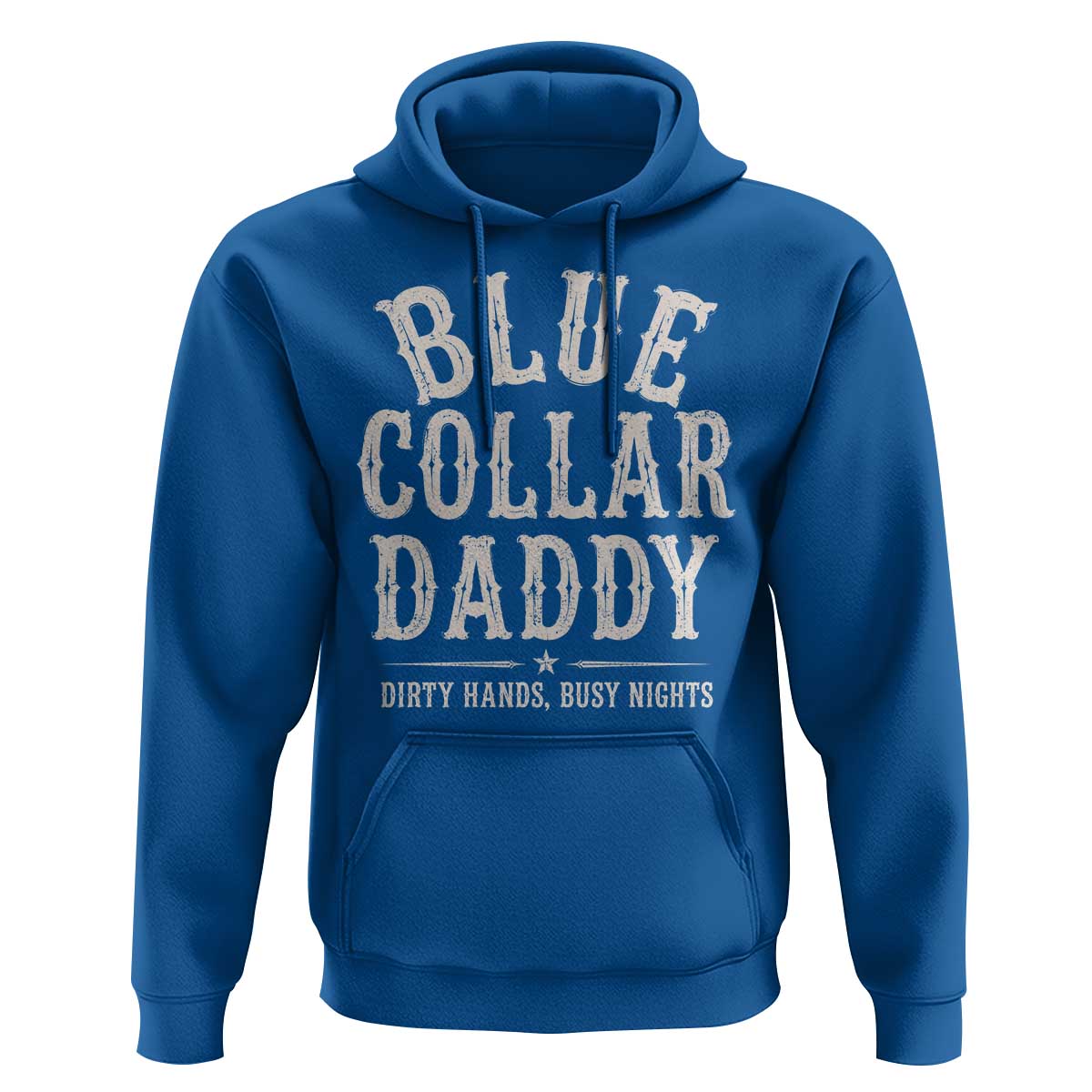 Blue Collar Daddy Dirty Hands Busy Nights Hoodie Mechanic Dad Father's Day Gifts