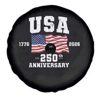 250th Anniversary USA 4th of July America US Flag Patriotic Spare Tire Cover