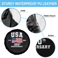 250th Anniversary USA 4th of July America US Flag Patriotic Spare Tire Cover