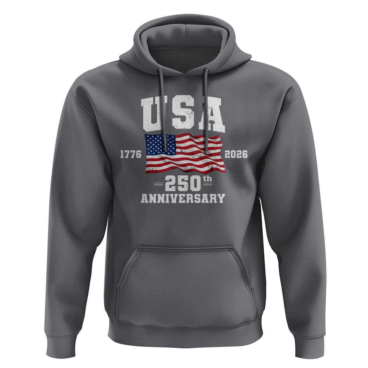 250th Anniversary USA 4th of July America US Flag Patriotic Hoodie
