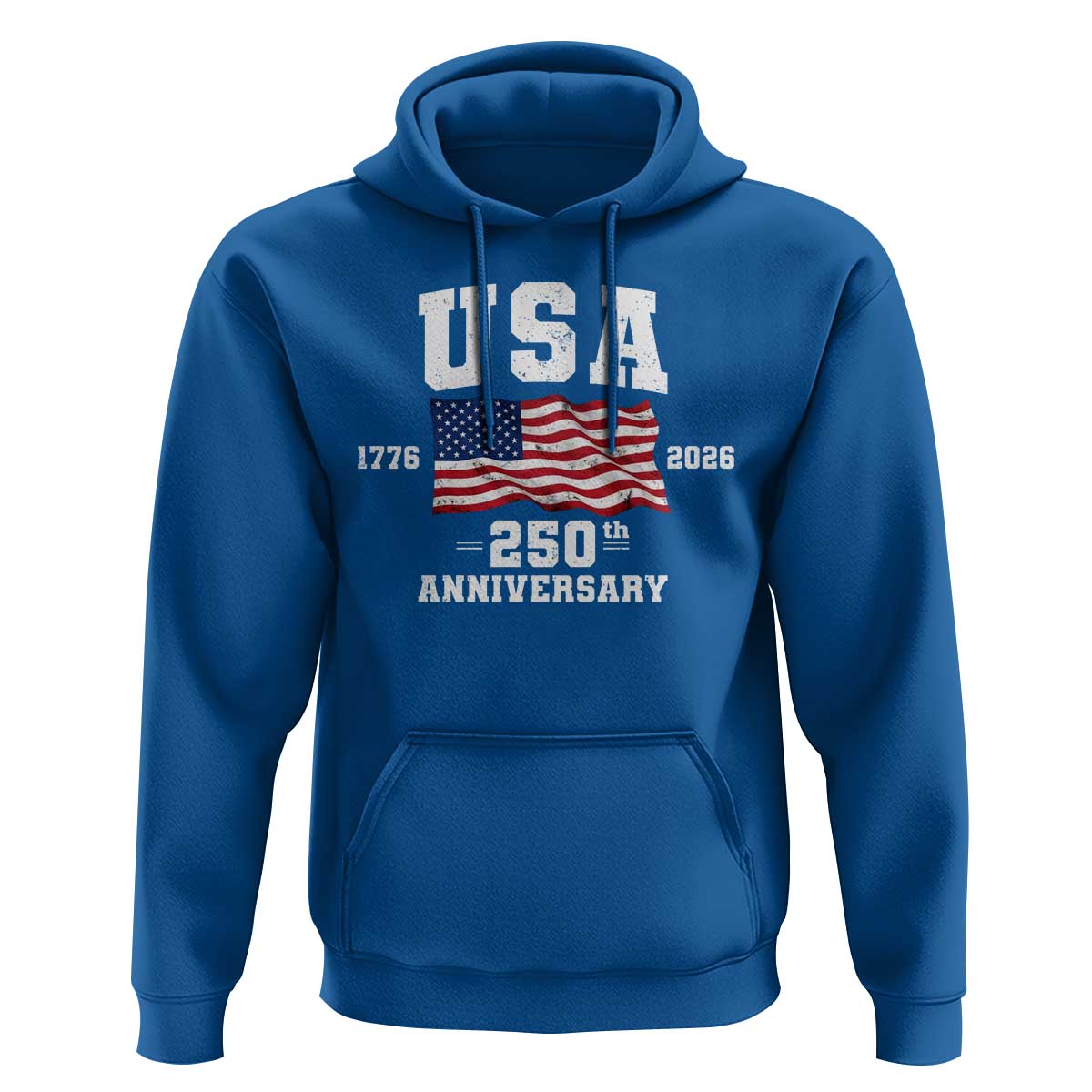 250th Anniversary USA 4th of July America US Flag Patriotic Hoodie