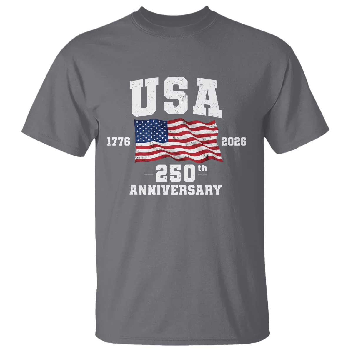 250th Anniversary USA 4th of July America US Flag Patriotic T Shirt