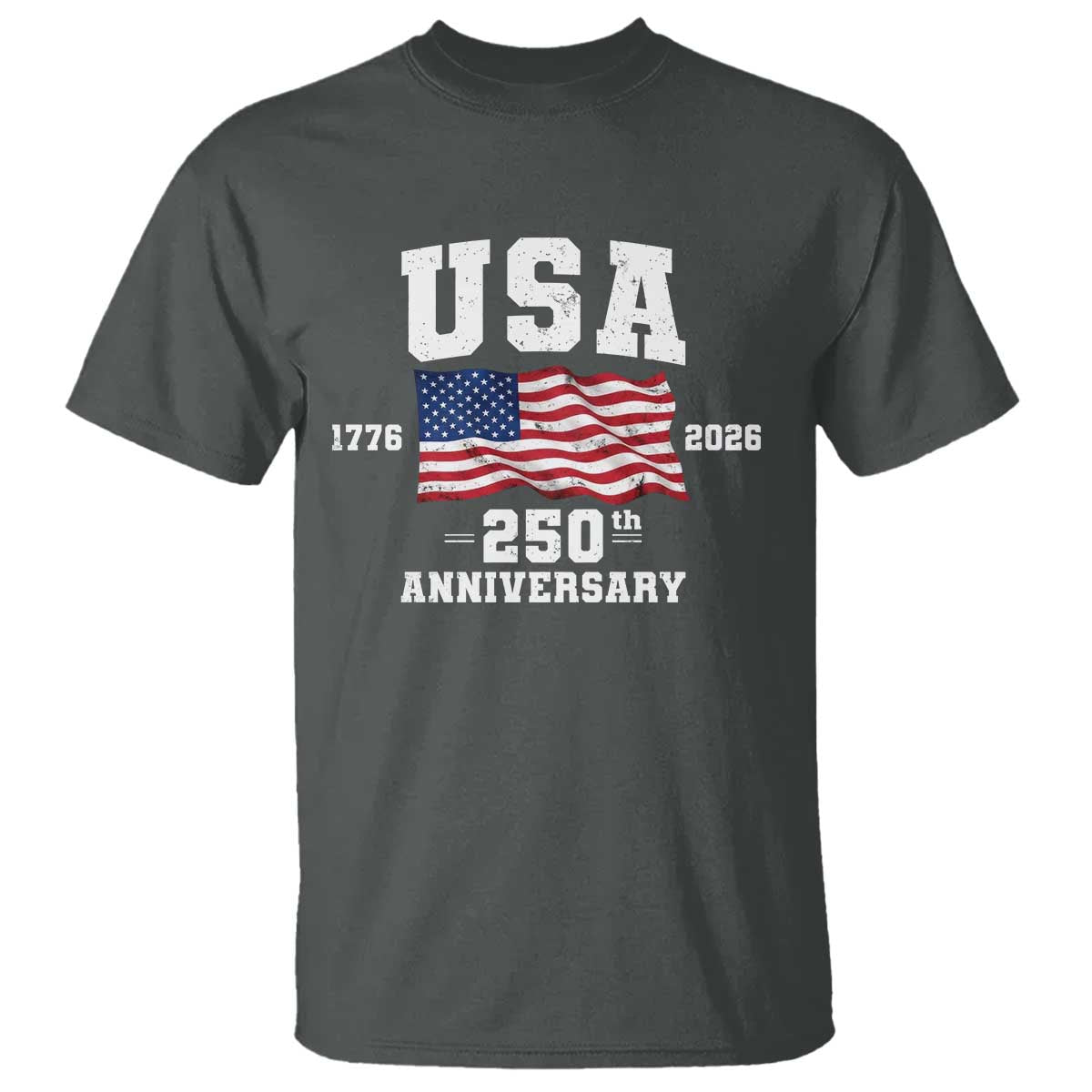 250th Anniversary USA 4th of July America US Flag Patriotic T Shirt