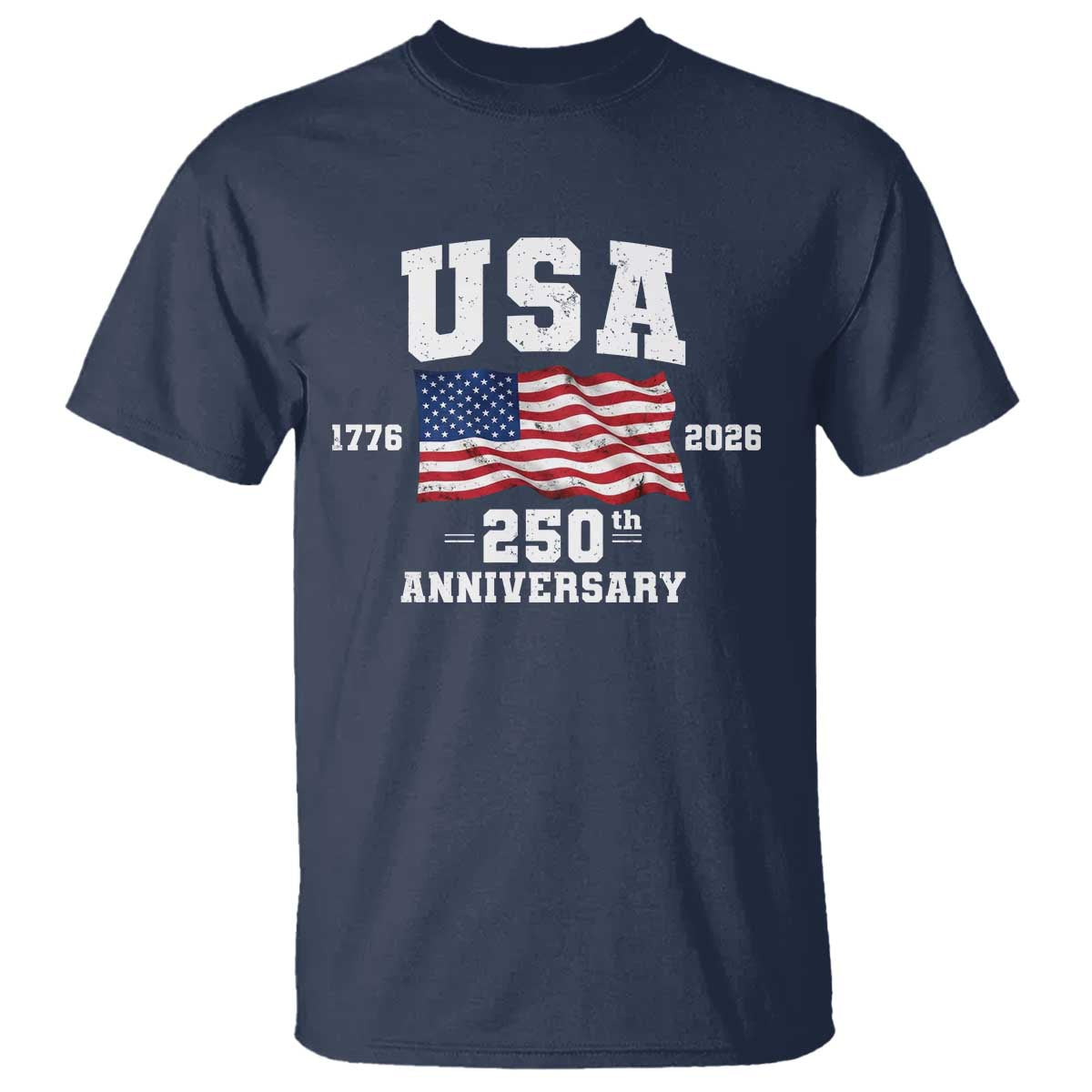 250th Anniversary USA 4th of July America US Flag Patriotic T Shirt