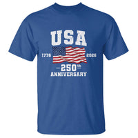 250th Anniversary USA 4th of July America US Flag Patriotic T Shirt