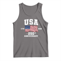 250th Anniversary USA 4th of July America US Flag Patriotic Tank Top