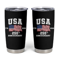 250th Anniversary USA 4th of July America US Flag Patriotic Tumbler Cup