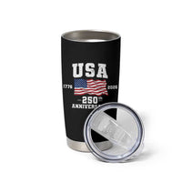 250th Anniversary USA 4th of July America US Flag Patriotic Tumbler Cup