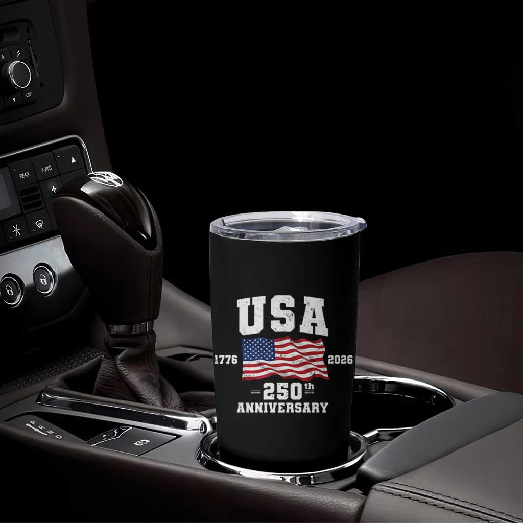 250th Anniversary USA 4th of July America US Flag Patriotic Tumbler Cup