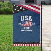 250th Anniversary USA 4th of July America US Flag Patriotic Patriotic Garden Flag