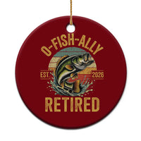 Fishing Retirement Ceramic Ornament O Fish Ally Retired 2026 Fisherman Gifts