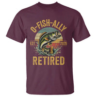 Fishing Retirement T Shirt O Fish Ally Retired 2026 Fisherman Gifts