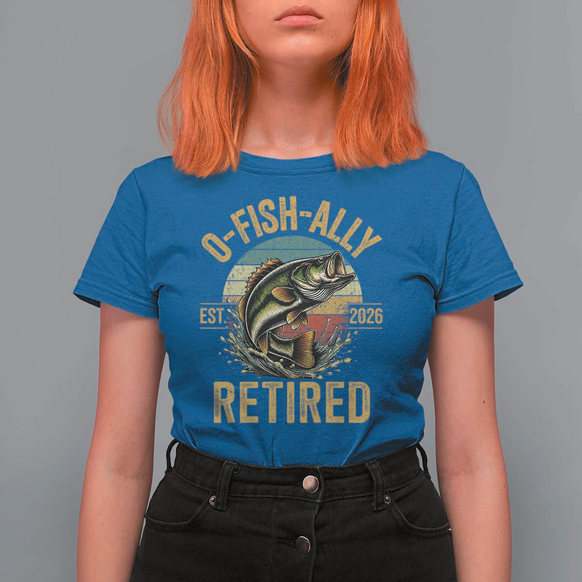 Fishing Retirement T Shirt For Women O Fish Ally Retired 2026 Fisherman Gifts