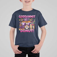 Funny Goddammit Cat Princess Meme T Shirt For Kid Cartoon Style