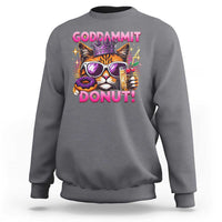 Funny Goddammit Cat Princess Meme Sweatshirt Cartoon Style