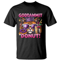 Funny Goddammit Cat Princess Meme T Shirt Cartoon Style