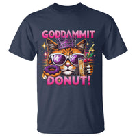 Funny Goddammit Cat Princess Meme T Shirt Cartoon Style
