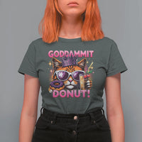 Funny Goddammit Cat Princess Meme T Shirt For Women Cartoon Style
