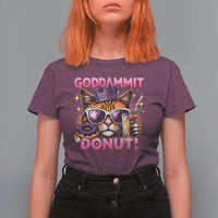 Funny Goddammit Cat Princess Meme T Shirt For Women Cartoon Style