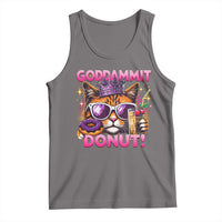 Funny Goddammit Cat Princess Meme Tank Top Cartoon Style