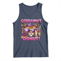 Funny Goddammit Cat Princess Meme Tank Top Cartoon Style