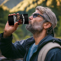 In My Defense I Was Left Unsupervised Funny Bigfoot 4 in 1 Can Cooler Tumbler