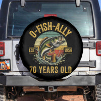 Fishing 70th Birthday Spare Tire Cover O Fish Ally 70 Years Old Fisherman Gifts
