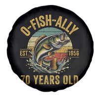 Fishing 70th Birthday Spare Tire Cover O Fish Ally 70 Years Old Fisherman Gifts