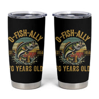 Fishing 70th Birthday Tumbler Cup O Fish Ally 70 Years Old Fisherman Gifts
