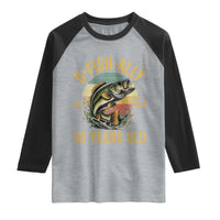 Fishing 50th Birthday Raglan Shirt O Fish Ally 50 Years Old Fisherman Gifts