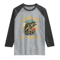 Fishing 50th Birthday Raglan Shirt O Fish Ally 50 Years Old Fisherman Gifts