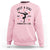 Just A Girl Who Loves Gymnastics And USA Sweatshirt Support Sport Gymnast - Wonder Print Shop