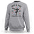 Just A Girl Who Loves Gymnastics And USA Sweatshirt Support Sport Gymnast - Wonder Print Shop