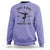 Just A Girl Who Loves Gymnastics And USA Sweatshirt Support Sport Gymnast - Wonder Print Shop